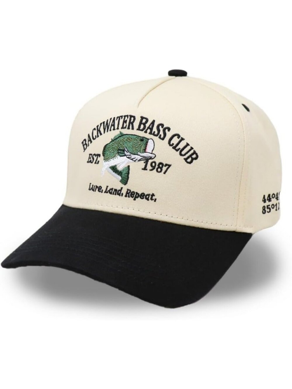 Vintage Outdoor Trucker Hats | Embroidered Snapback Cap for Fishing, Canoeing